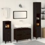3-teiliges Badmöbel-Set aus schwarzem Eichenholz von , Badezimmermöbel - Ref: Foro24-3333091, Preis: 235,04 €, Rabatt: %