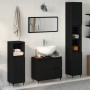 3-teiliges Badmöbel-Set aus schwarzem Eichenholz von , Badezimmermöbel - Ref: Foro24-3333096, Preis: 217,06 €, Rabatt: -5%%