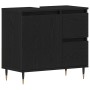 3-teiliges Badmöbel-Set aus schwarzem Eichenholz von , Badezimmermöbel - Ref: Foro24-3333096, Preis: 217,06 €, Rabatt: -5%%