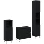 3-piece bathroom furniture set made of black oak and elaborate wood by , Bathroom furniture - Ref: Foro24-3333097, Price: 208...