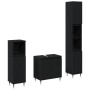 3 Piece Bathroom Furniture Set Black Oak High Quality Wood by , Bathroom furniture - Ref: Foro24-3333098, Price: 197,58 €, Di...