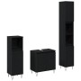 3 Piece Bathroom Furniture Set Black Oak Quality Wood by , Bathroom furniture - Ref: Foro24-3333099, Price: 189,51 €, Discoun...