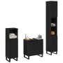 Juego de Muebles de Baño de 3 Piezas en Madera Ingenierizada Color Roble Negro de , Muebles de baño - Ref: Foro24-3333100, Pr...