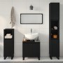 3-Piece Bathroom Furniture Set in Engineered Wood Black Oak Color by , Bathroom furniture - Ref: Foro24-3333100, Price: 200,0...