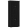 Armarios 2 unidades madera ingeniería roble negro 69,5x34x180cm de , Aparadores - Ref: Foro24-3333101, Precio: 166,73 €