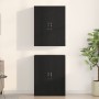 2 Einheiten Schränke aus schwarzer Eiche aus schwarzer Eiche 69,5x34x180cm von , Sideboards - Ref: Foro24-3333101, Preis: 166...
