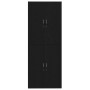 Armarios 2 unidades madera ingeniería roble negro 69,5x34x180cm de , Aparadores - Ref: Foro24-3333101, Precio: 166,73 €