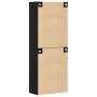 Armarios 2 unidades madera ingeniería roble negro 69,5x34x180cm de , Aparadores - Ref: Foro24-3333101, Precio: 166,73 €