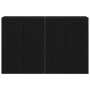 Cabinets Hung 2 Pcs Black Oak Engineered Wood by , Sideboards - Ref: Foro24-3333106, Price: 159,33 €, Discount: %