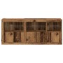 Sideboard with LED lights Old Wood 162x37x67 cm Engineering Wood by , Sideboards - Ref: Foro24-3333110, Price: 179,15 €, Disc...