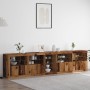 Sideboard with LED lights Old Wood 283x37x67 cm Engineered wood by , Sideboards - Ref: Foro24-3333114, Price: 311,12 €, Disco...