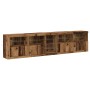 Sideboard with LED lights Old Wood 283x37x67 cm Engineered wood by , Sideboards - Ref: Foro24-3333114, Price: 311,12 €, Disco...