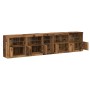 Sideboard with LED lights Old Wood 283x37x67 cm Engineered wood by , Sideboards - Ref: Foro24-3333114, Price: 311,12 €, Disco...