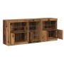 Sideboard mit LED-Leuchten Altholz 162x37x67 cm Holzwerkstoff von , Sideboards - Ref: Foro24-3333115, Preis: 185,88 €, Rabatt: %