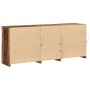 Sideboard mit LED-Leuchten Altholz 162x37x67 cm Holzwerkstoff von , Sideboards - Ref: Foro24-3333115, Preis: 185,88 €, Rabatt: %