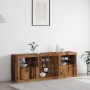 Aparador con luces LED Madera vieja 181,5x37x67 cm Madera recuperada de , Aparadores - Ref: Foro24-3333116, Precio: 196,79 €,...