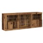 Aparador con luces LED Madera vieja 181,5x37x67 cm Madera recuperada de , Aparadores - Ref: Foro24-3333116, Precio: 196,79 €,...
