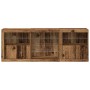 Aparador con luces LED Madera vieja 181,5x37x67 cm Madera recuperada de , Aparadores - Ref: Foro24-3333116, Precio: 196,79 €,...