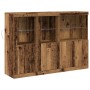 Sideboard mit LED-Beleuchtung Altholz 142,5x37x100 cm Holzwerkstoff | Foro24.es | Tu tienda online para hogar, jardín y más Foro24.es