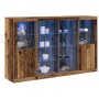 Sideboard mit LED-Leuchten Antikholz 163x37x100 cm Holzwerkstoff, Sideboard mit LED-Leuchten Antikholz 41x37x100 cm | Foro24.es | Tu tienda online para hogar, jardín y más Foro24.es