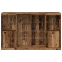 Sideboard mit LED-Leuchten Antikholz 163x37x100 cm Holzwerkstoff, Sideboard mit LED-Leuchten Antikholz 41x37x100 cm | Foro24.es | Tu tienda online para hogar, jardín y más Foro24.es