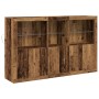 Buffet with LED Lights Old Wood 162x37x100 cm Technical Wood by , Sideboards - Ref: Foro24-3333122, Price: 243,28 €, Discount: %