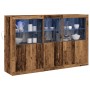Buffet mit LED-Leuchten Altholz 162x37x100 cm Technisches Holz von , Sideboards - Ref: Foro24-3333122, Preis: 243,28 €, Rabat...