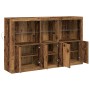 Buffet mit LED-Leuchten Altholz 162x37x100 cm Technisches Holz von , Sideboards - Ref: Foro24-3333122, Preis: 243,28 €, Rabat...