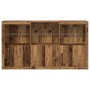 Zusatzmöbel mit LED-Leuchten Altholz 181,5x37x100 cm Behandeltes Holz von , Sideboards - Ref: Foro24-3333123, Preis: 258,48 €...