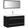 Bathroom Sink Cabinet with Built-in Sink Black Oak Worked Wood by , bathroom vanities - Ref: Foro24-3333131, Price: 365,31 €,...