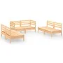 Gartenmöbel-Set 6-teilig aus massivem Kiefernholz von vidaXL, Gartensets - Ref: Foro24-3082552, Preis: 248,18 €, Rabatt: %