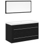 Bathroom Sink Cabinet with Built-in Sink Black Oak Crafted Wood by , bathroom vanities - Ref: Foro24-3333134, Price: 286,43 €...