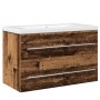 Bathroom Sink Cabinet with Integrated Sink Old Engineered Wood by , bathroom vanities - Ref: Foro24-3333135, Price: 218,27 €,...
