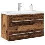 Bathroom Sink Cabinet with Integrated Sink Old Engineered Wood by , bathroom vanities - Ref: Foro24-3333135, Price: 218,27 €,...
