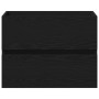 Spülenschrank mit integrierter Schüssel Schwarze Eiche MDF, Spülenschrank Schwarze Eiche 60x38,5x45 cm MDF von , Badezimmerwa...