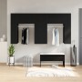 Flurschränke 2 Stück Schwarze Eiche Bearbeitetes Holz | Foro24.es | Tu tienda online para hogar, jardín y más Foro24.es