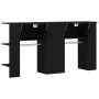 Hallway Cabinets 2 pcs Black Oak Elaborated Wood by , Lockers and storage cabinets - Ref: Foro24-3333155, Price: 164,95 €, Di...