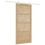 Puerta Corredera  con Juego de Herrajes 93x202 cm de Madera Sólida de Pino, Puerta Interior | Foro24.es | Tu tienda online para hogar, jardín y más Foro24.es