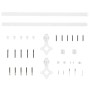 Sliding Door with Hardware Set 93x202 cm Solid Pine Wood, Interior Door by , Doors for the home - Ref: Foro24-3333598, Price:...