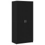 Black Oak Cabinet 80x51x180 cm Made wood by , Wardrobes - Ref: Foro24-3333855, Price: 229,85 €, Discount: %