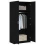 Black Oak Cabinet 80x51x180 cm Made wood by , Wardrobes - Ref: Foro24-3333855, Price: 229,85 €, Discount: %