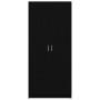 Black Oak Cabinet 80x51x180 cm Made wood by , Wardrobes - Ref: Foro24-3333855, Price: 229,85 €, Discount: %