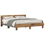 Estructura de Cama Madera Vieja Rústica Madera Maciza Recuperada | Foro24.es | Tu tienda online para hogar, jardín y más Foro24.es