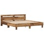 Estructura de Cama Madera Vieja Rústica Madera Maciza Recuperada | Foro24.es | Tu tienda online para hogar, jardín y más Foro24.es