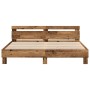 Estructura de Cama Madera Vieja Rústica Madera Maciza Recuperada | Foro24.es | Tu tienda online para hogar, jardín y más Foro24.es
