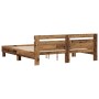 Estructura de Cama Madera Vieja Rústica Madera Maciza Recuperada | Foro24.es | Tu tienda online para hogar, jardín y más Foro24.es