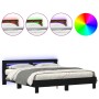 Bed Frame Black Oak Solid Wood 200 x 200 cm by , Beds and slatted bases - Ref: Foro24-3333935, Price: 179,41 €, Discount: %