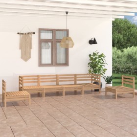 Gartenmöbel-Set 6-tlg. aus massivem Kiefernholz von vidaXL, Gartensets - Ref: Foro24-3082542, Preis: 259,38 €, Rabatt: %