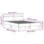Estructura de cama de madera Madera envejecida by , Beds and slatted bases - Ref: Foro24-3333939, Price: 118,50 €, Discount: %
