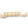 Juego de muebles de jardín 6 piezas madera maciza de pino de vidaXL, Conjuntos de jardín - Ref: Foro24-3082542, Precio: 248,1...